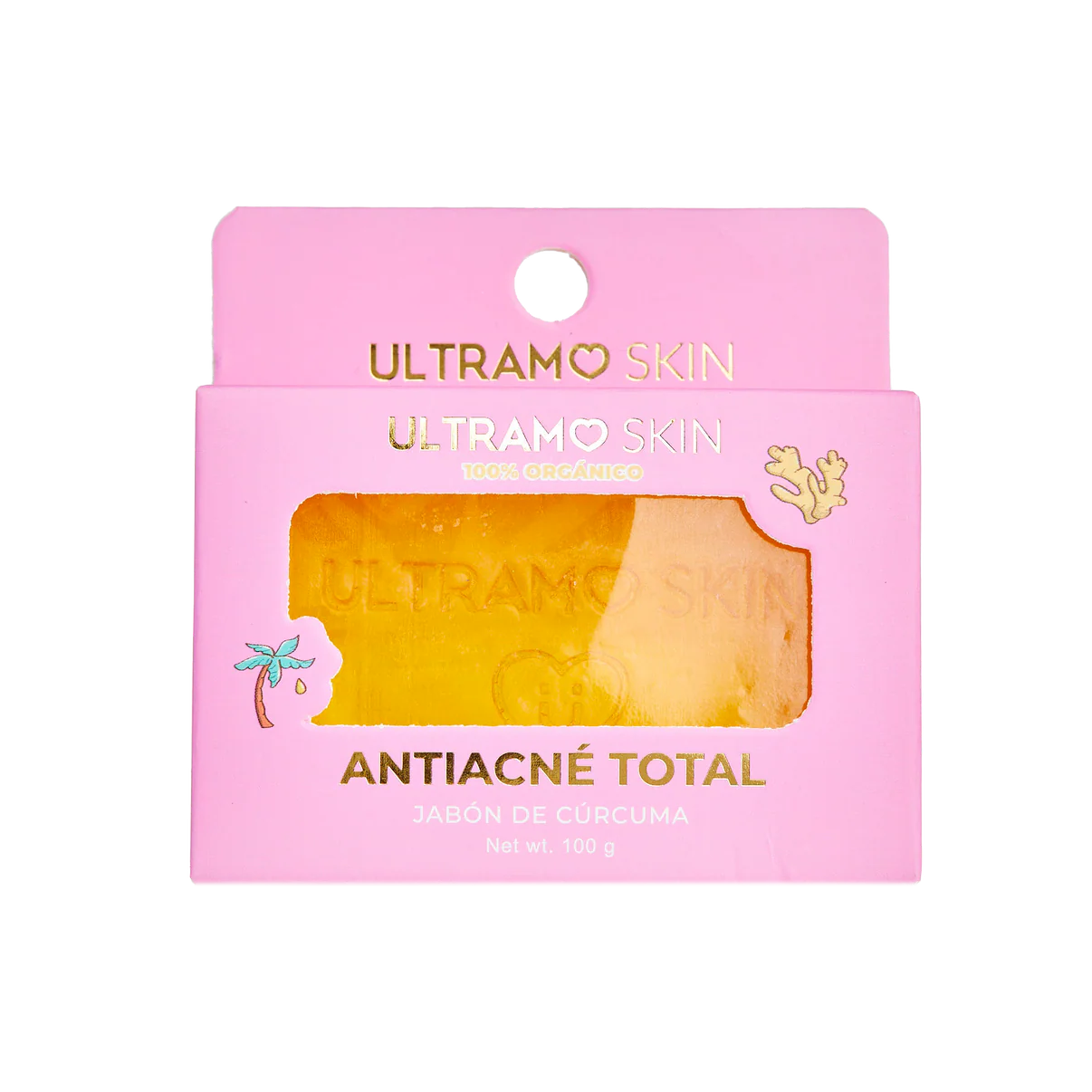 6PCS ULTRAMO JABÓN ACLARANTE DE CURCUMA FP736