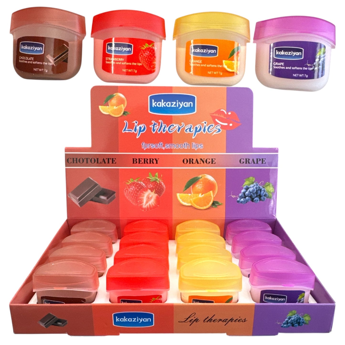 16PCS DISPLAY KAKZIYAN LIP THERAPY K7G-2