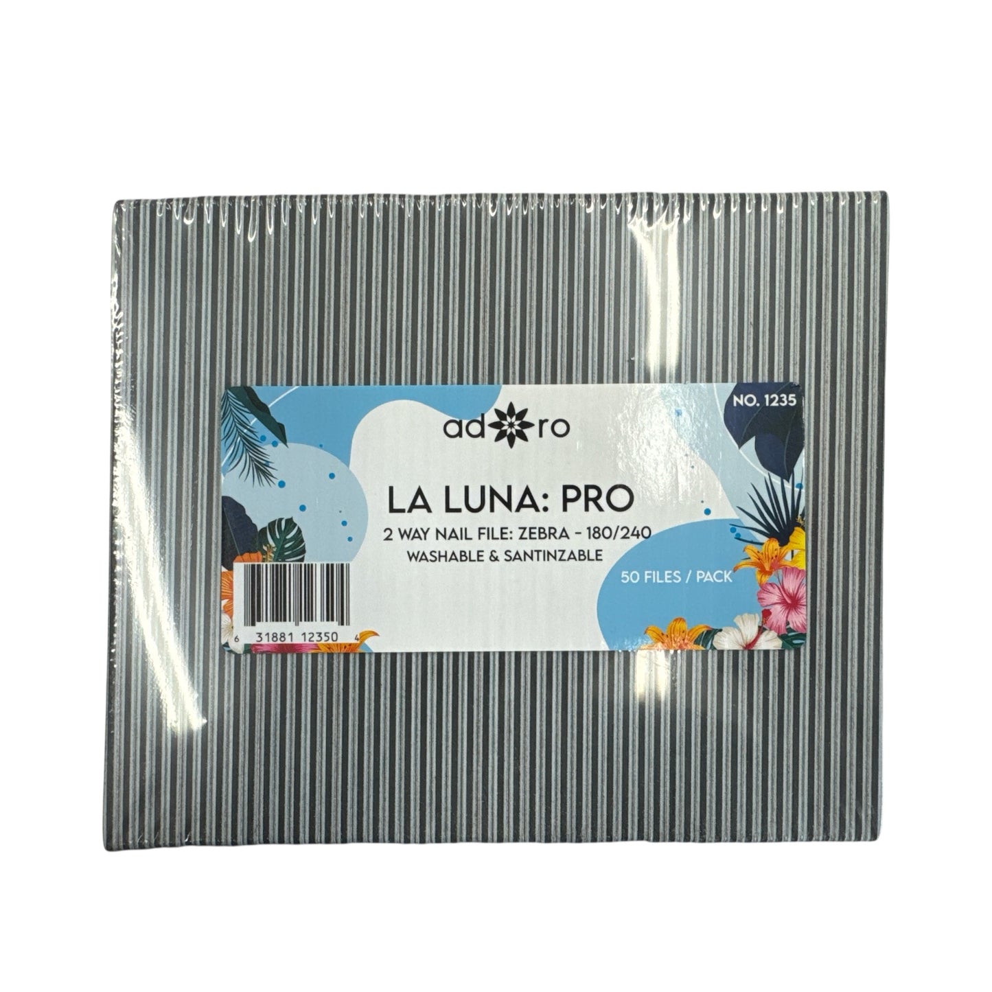 50PCS ADORO LA RECTA NAIL FILE 1237