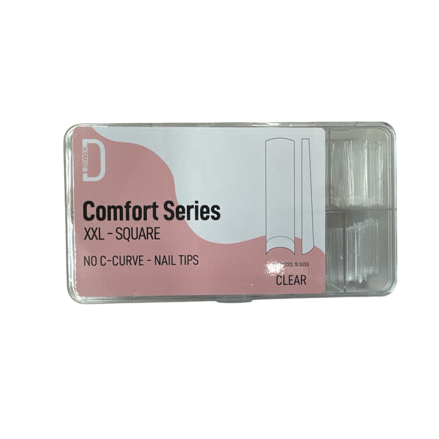 1PCS DECORI XXL SQUARE NAIL TIPS