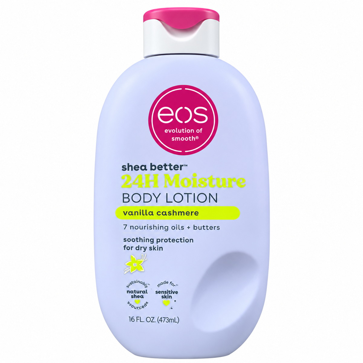 Original Eos Shea Better 24H Moisture Body Lotion Vanilla Cashmere