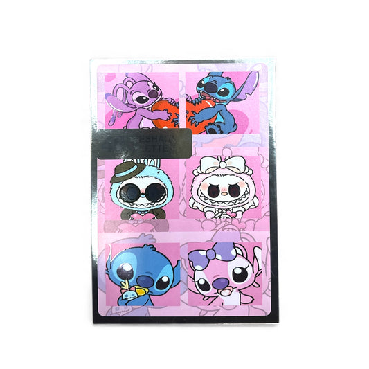 3PCS PINK AND BLUE WITH MONSTER EYESHADOW PALETTE ML-YY-026