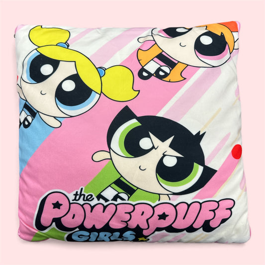 SÚPER POWER GIRLS PINK AND FRIENDS 2 IN 1 PILLOW & BLANKET