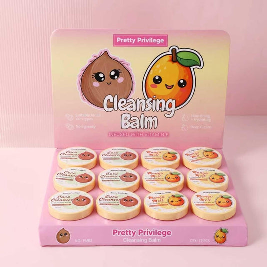 12PCS DISPLAY PRETTY PRIVILEGE CLEANSING BALM PMB2