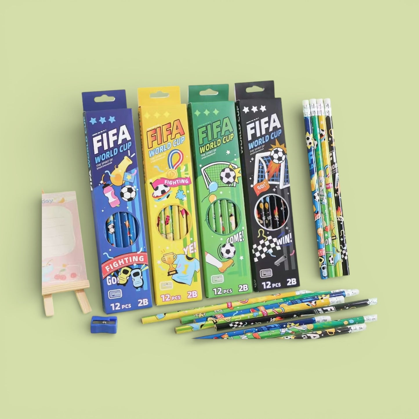 12PCS PACK FIFA WORLD CUP KIDS PENCILS NO3741