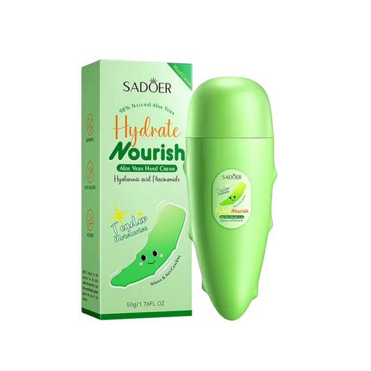 6PCS SADOER HYDRATE NOURISH ALOE VERA HAND CREAM #SD17833
