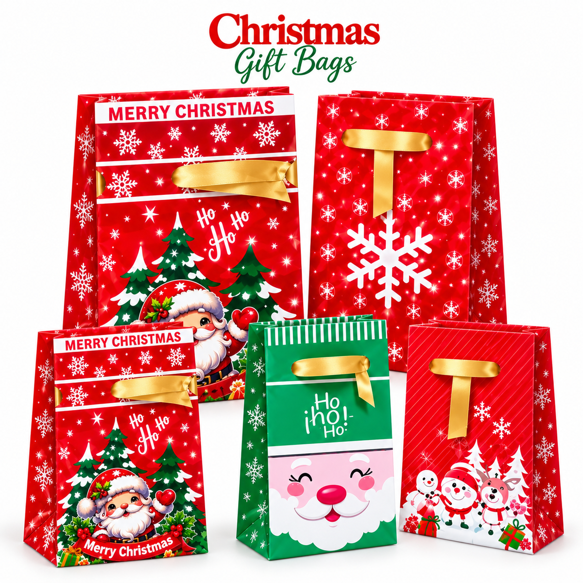 Pack Merry Christmas Gift Bag