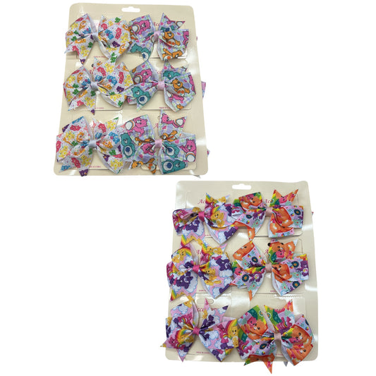 MOOD BEAR  HAIR BOWS 12PCS PACK