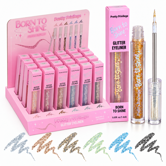 Delineador de ojos con purpurina de colores Pretty Privilege