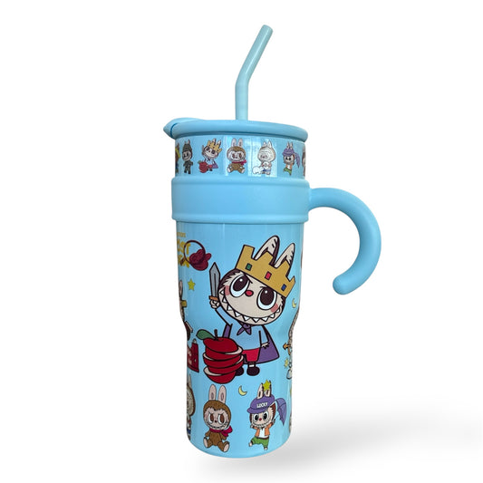 2PCS BLUE MONSTER STEEL VACUUM TUMBLER