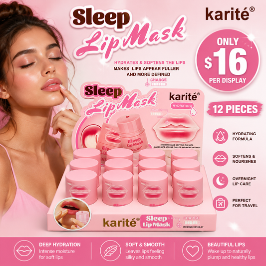 12PCS DISPLAY KARITE LIPS MASK 95107-47