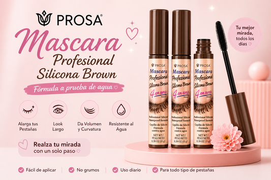 6PCS PROSA PROFESSIONAL SILICONE BROWN 1914