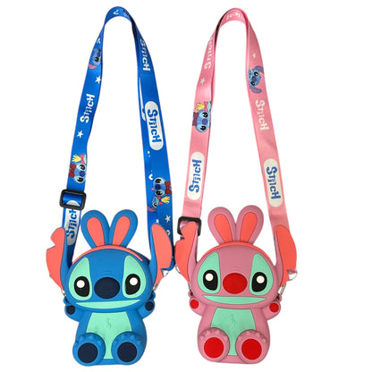 12PCS PACK PINK & BLUE SILICONE CROSS BODY