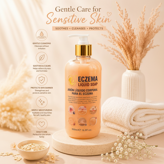 2PCS SIMPLY BELLA JABON LÍQUIDO CORPORAL PARA EL ECZEMA SIM033