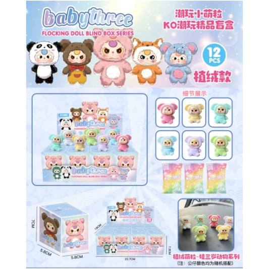 BLUE BABY THREE FLOCKING DOLL BLIND BOX