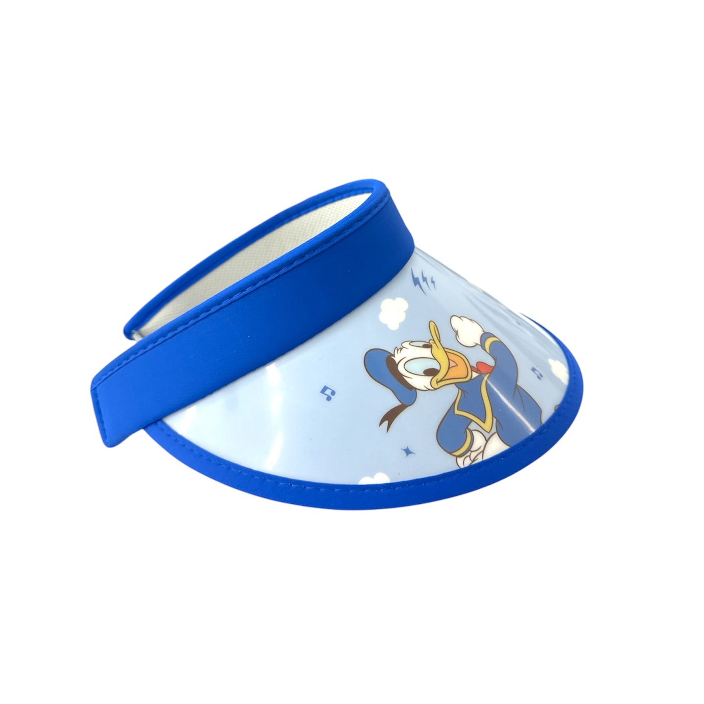 2PCS VISOR DUCK BLUE WITH WHITE