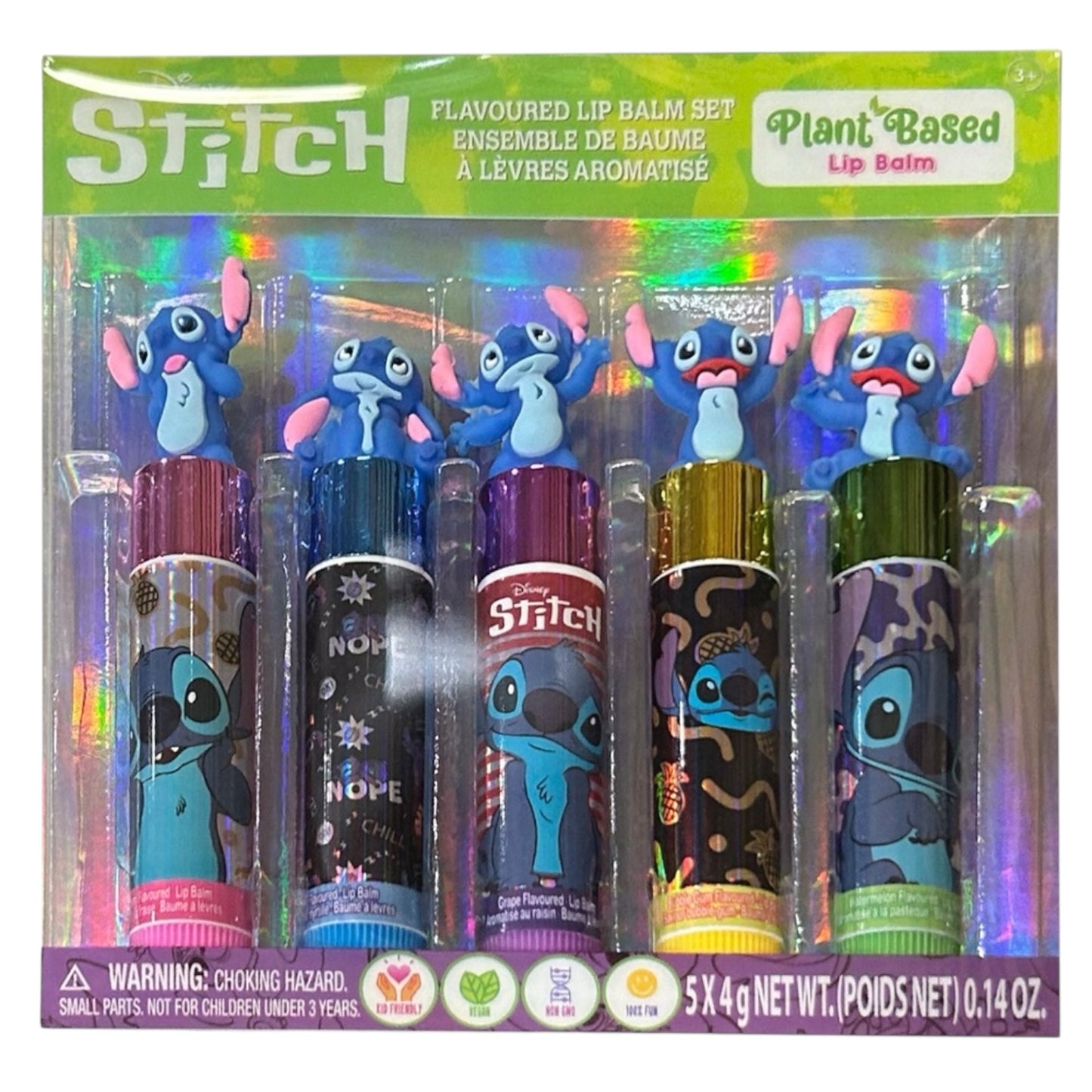 3PCS STITCH PLANT BASED LIP BALM #SI0043GG