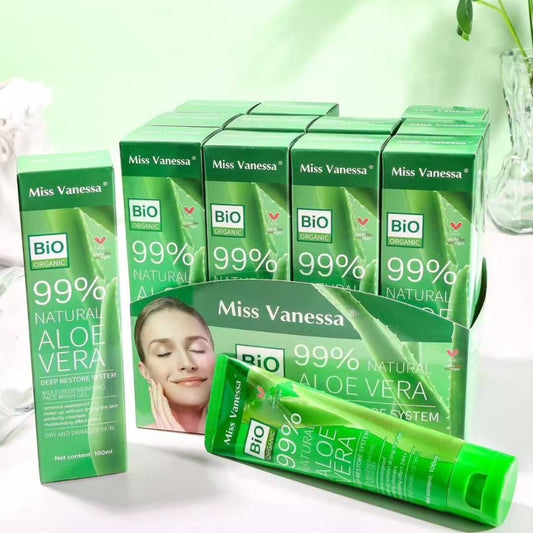 12PCS DISPLAY MISS VANESSA ALOE VERA MULTI REGENERATING FACE WASH GEL