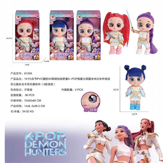3PCS K POP HUNTER GIRLS PRETTY DOLLS
