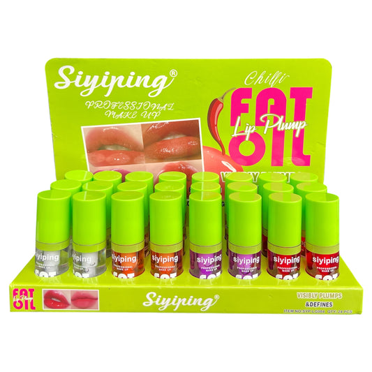 24PCS DISPLAY SIYIPING CHILI FAT OIL LIP PLUMPING SYP-LG084