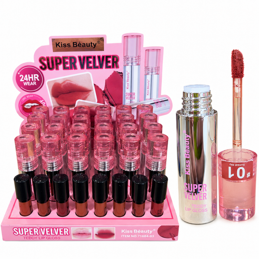 Brillo labial Kiss Beauty Super Velvet