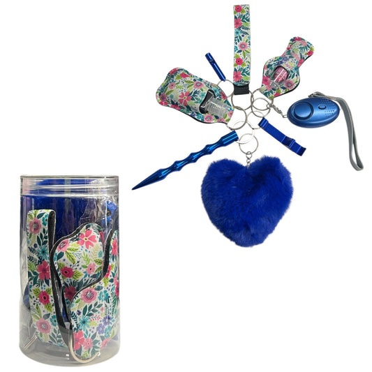 BLUE/FLORAL SAFETY KIT 9 PCS #6