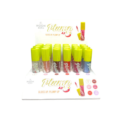24PCS DISPLAY NOON BORA PLUMP AF GLOSS 0057