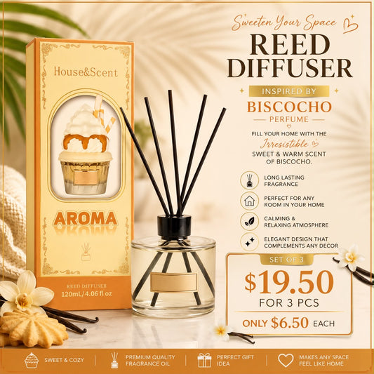 3PCS SET REED DIFFUSER INSPO BY BISCOCHO 0013