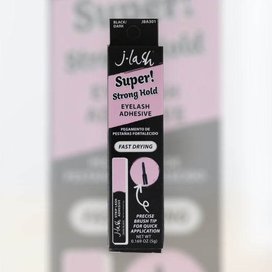 JLASH DARK SUPER STRONG HOLD EYELASH ADHESIVE 6 PCS