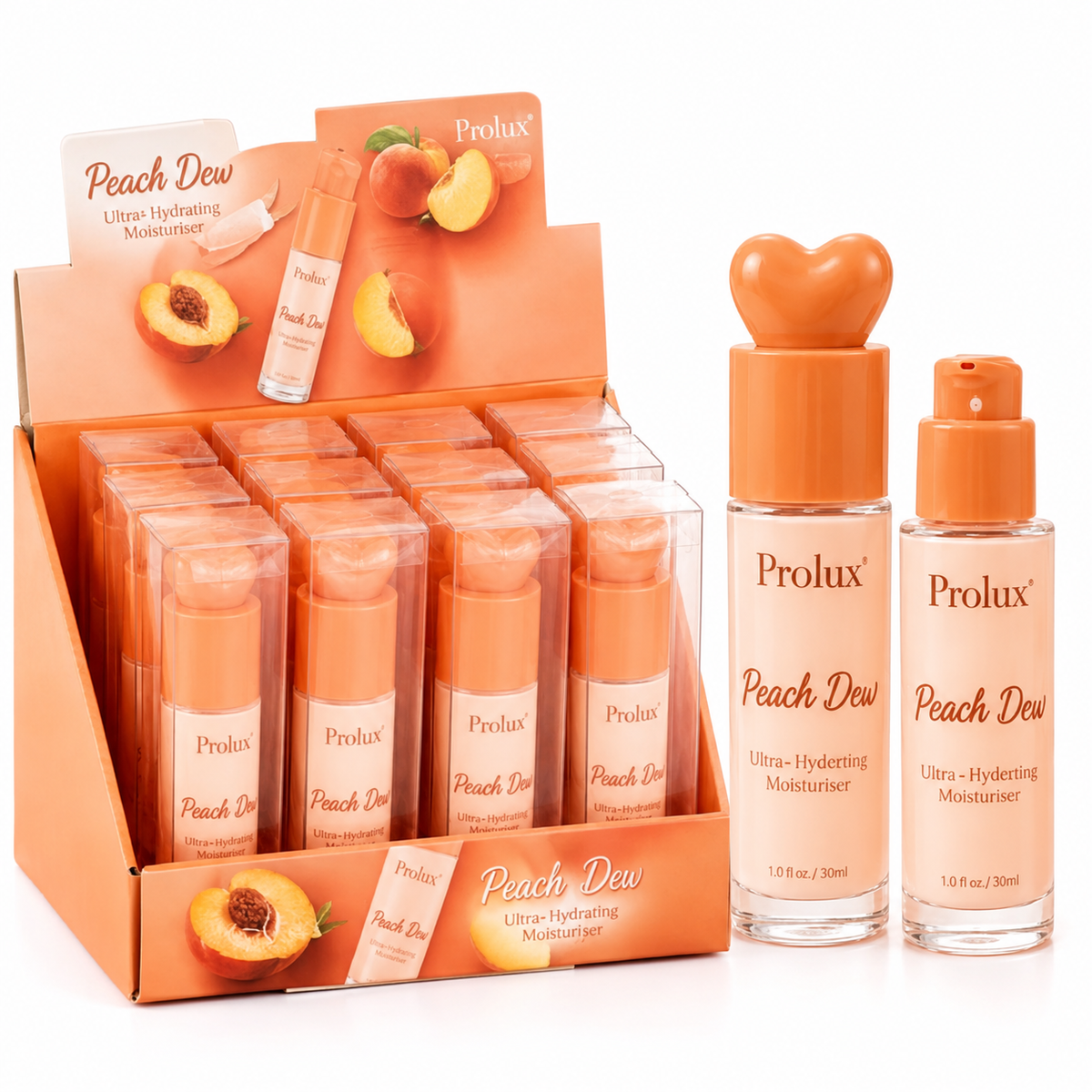 Prebase hidratante Prolux Peach Dew