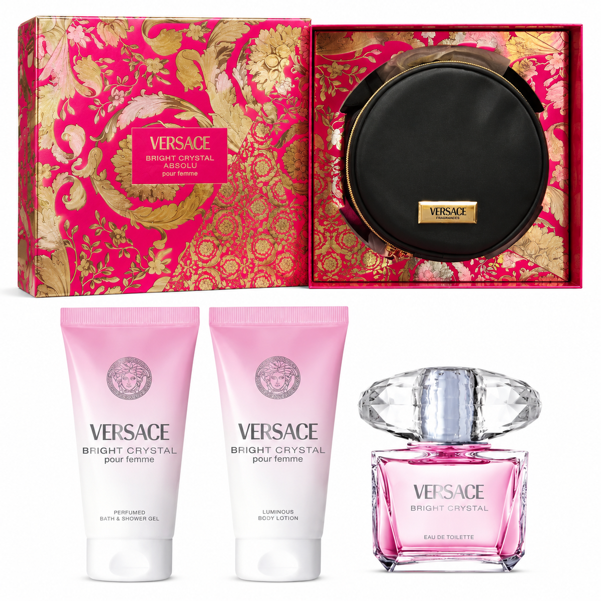Versace Bright Crystal 4pcs Set