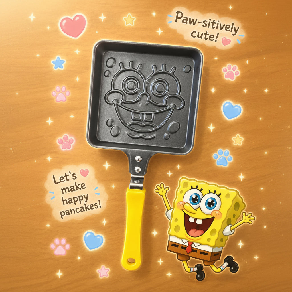 2PCS KIDS KITCHEN PAN- YELLOW SPONGE