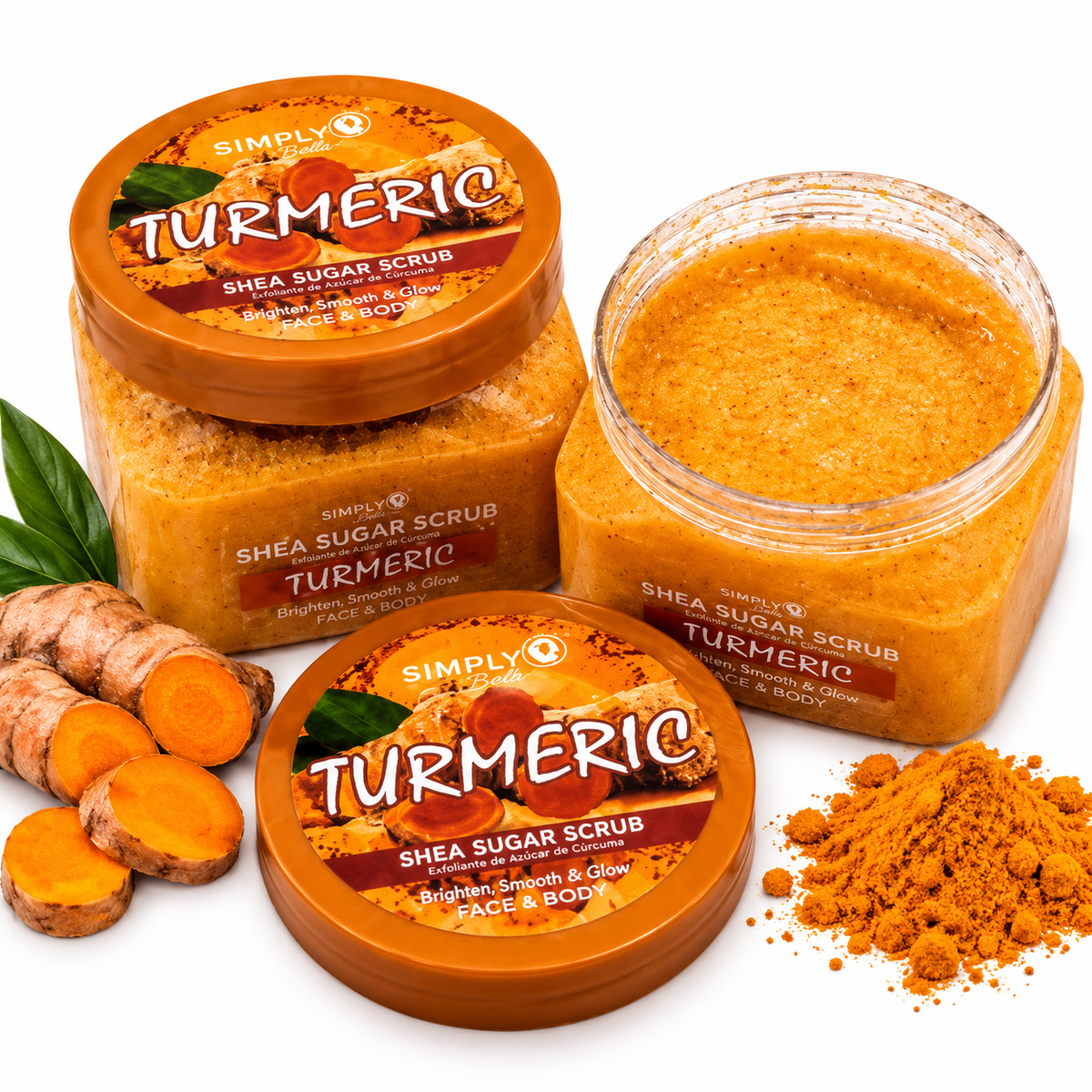 Simply Bella Turmeric Shea Sugar Scrub
