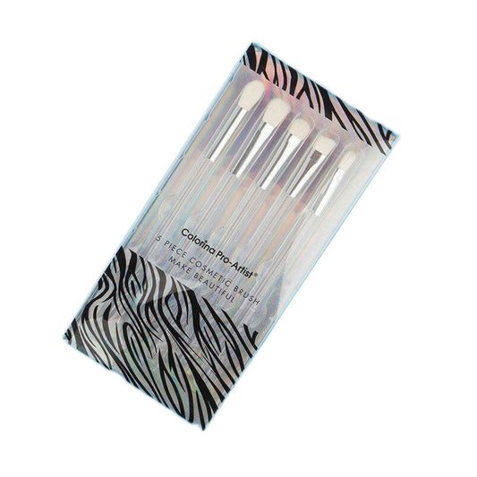 5 CLEAR MAKE UP BRUSHES YBS-002 R72