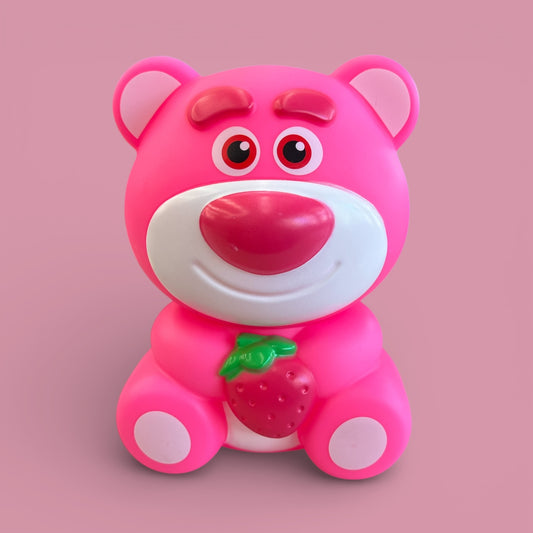 3PCS KIDS FRIENDLY PINK BEAR PIGGY BANK