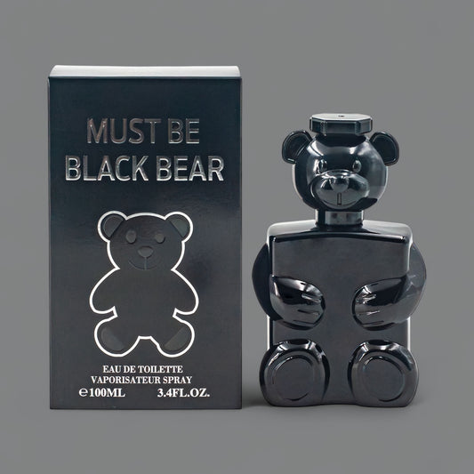 3PCS MUST BE BLACK BEAR PERFUME 3.4FL.OZ 2503012342