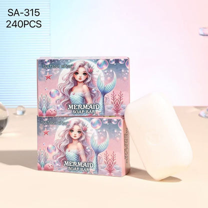 24PCS DISPLAY SULTANA ROSE MERMAID SOAP BAR SA-315