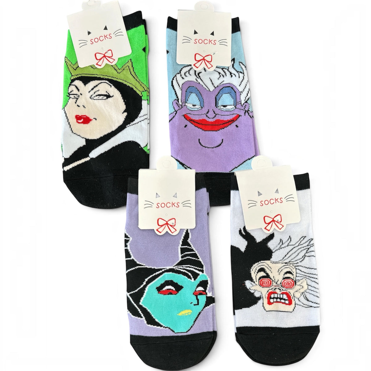 12PCS PACK EVIL VILLAIN ANKLE SOCKS S23