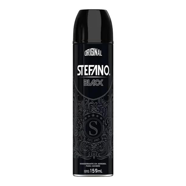 3PCS STEFANO BLACK MEN DEODORANT SPRAY 3767