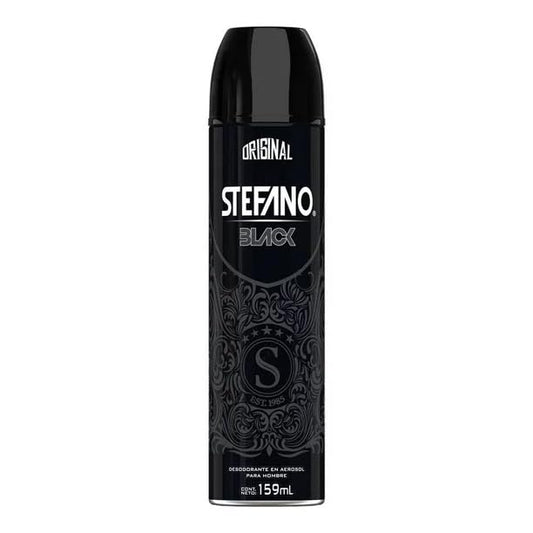 3PCS STEFANO BLACK MEN DEODORANT SPRAY 3767