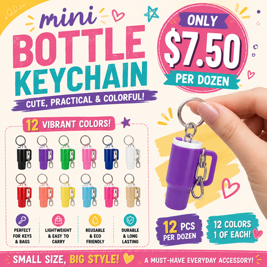 12PCS PACK KEYCHAIN COLORED CUP  KEYCHAIN YNV-1708