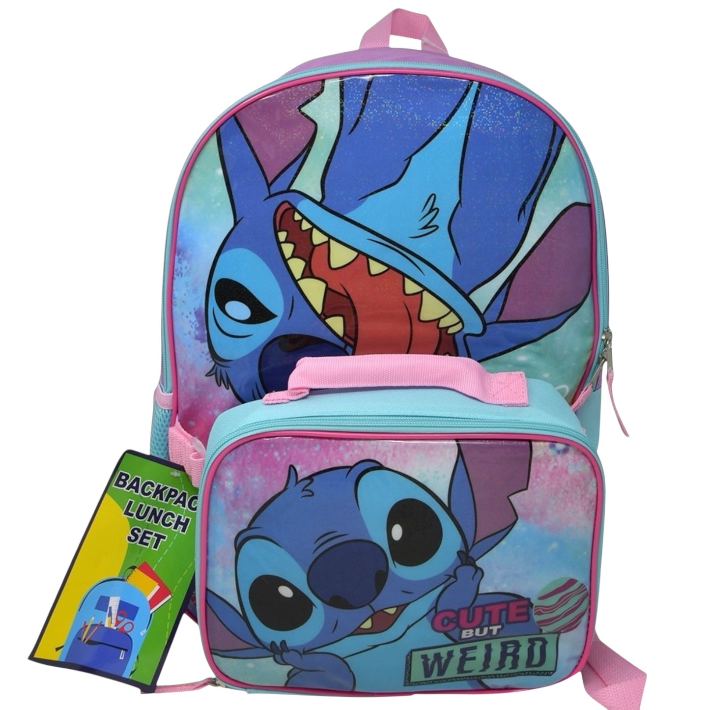 SILLY STITCH BACKPACK  WITH LUNCH BAG  #SCUP