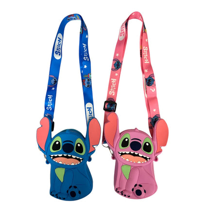 12PCS PACK BLUE & PINK SILICONE CROSS BODY