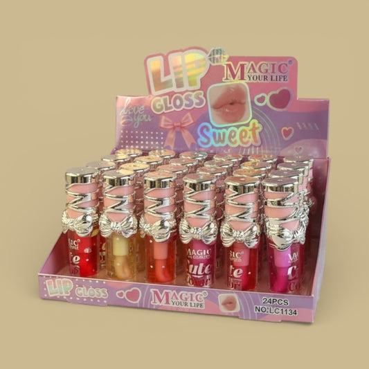 24PCS DISPLAY MAGIC YOUR LIFE COQUETTE LIP GLOSS LC1134