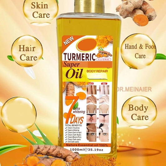 3PCS VEET GOLD TURMERIC SUPER WHITENING OIL 9090