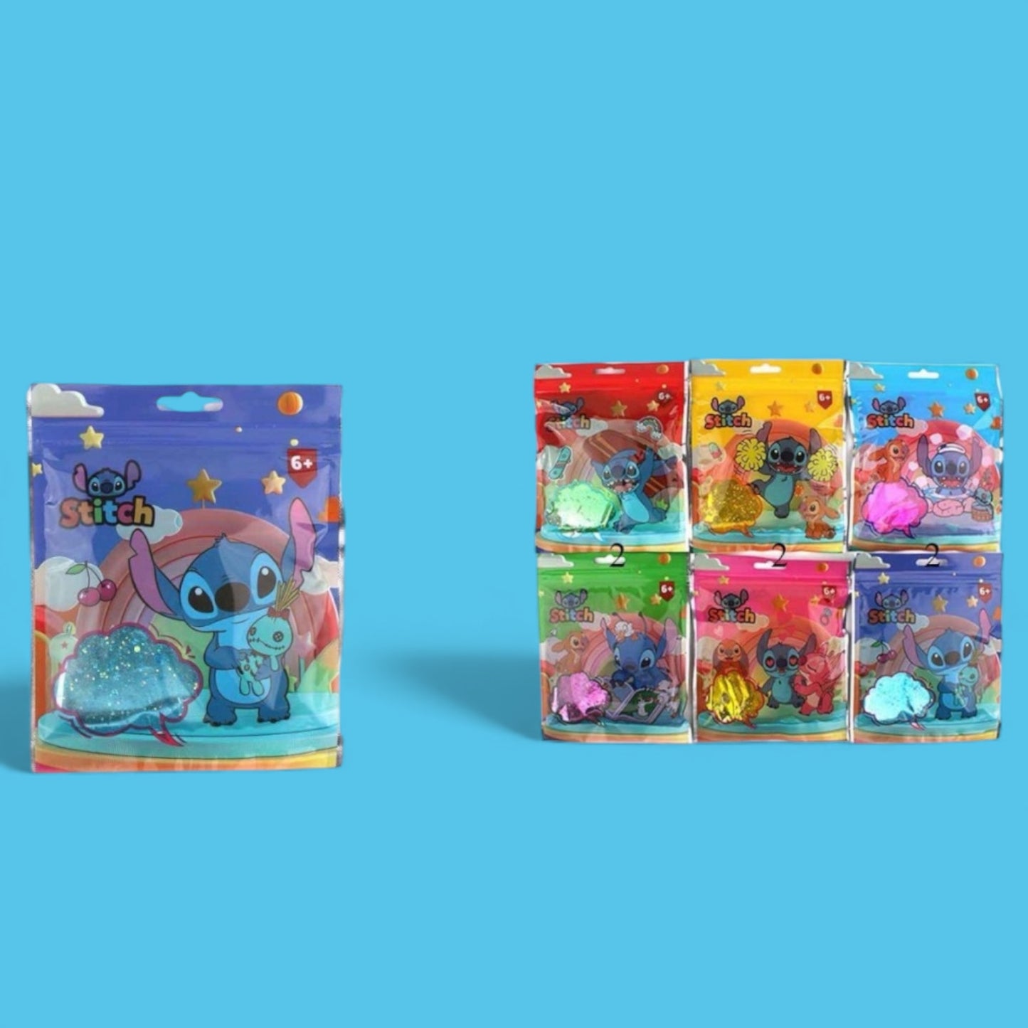 12PCS BLUE GUY FUN COLORED SLIME ANV-0189