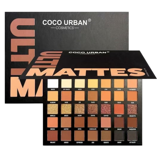 3 PCS COCO URBAN COSMETICS ULTI MATTES  SHADOW PALETTE #2058