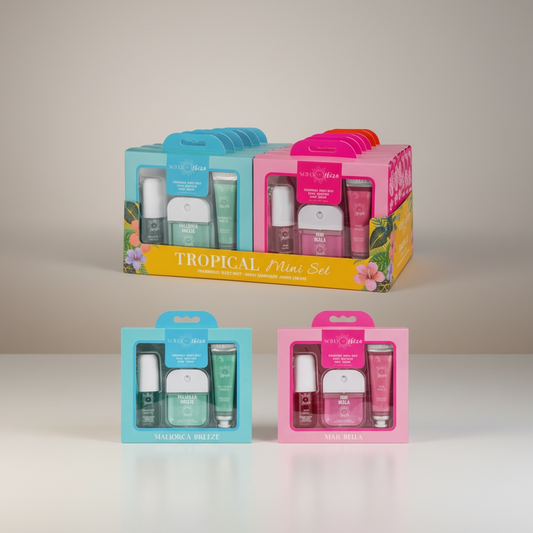 12PCS DISPLAY SOLO IN IBIZA TROPICAL MINI SET 89993