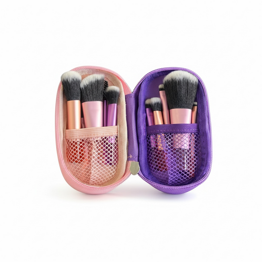 12PCS PACK 3 COLORS TRAVELING SIZE BRUSH SET