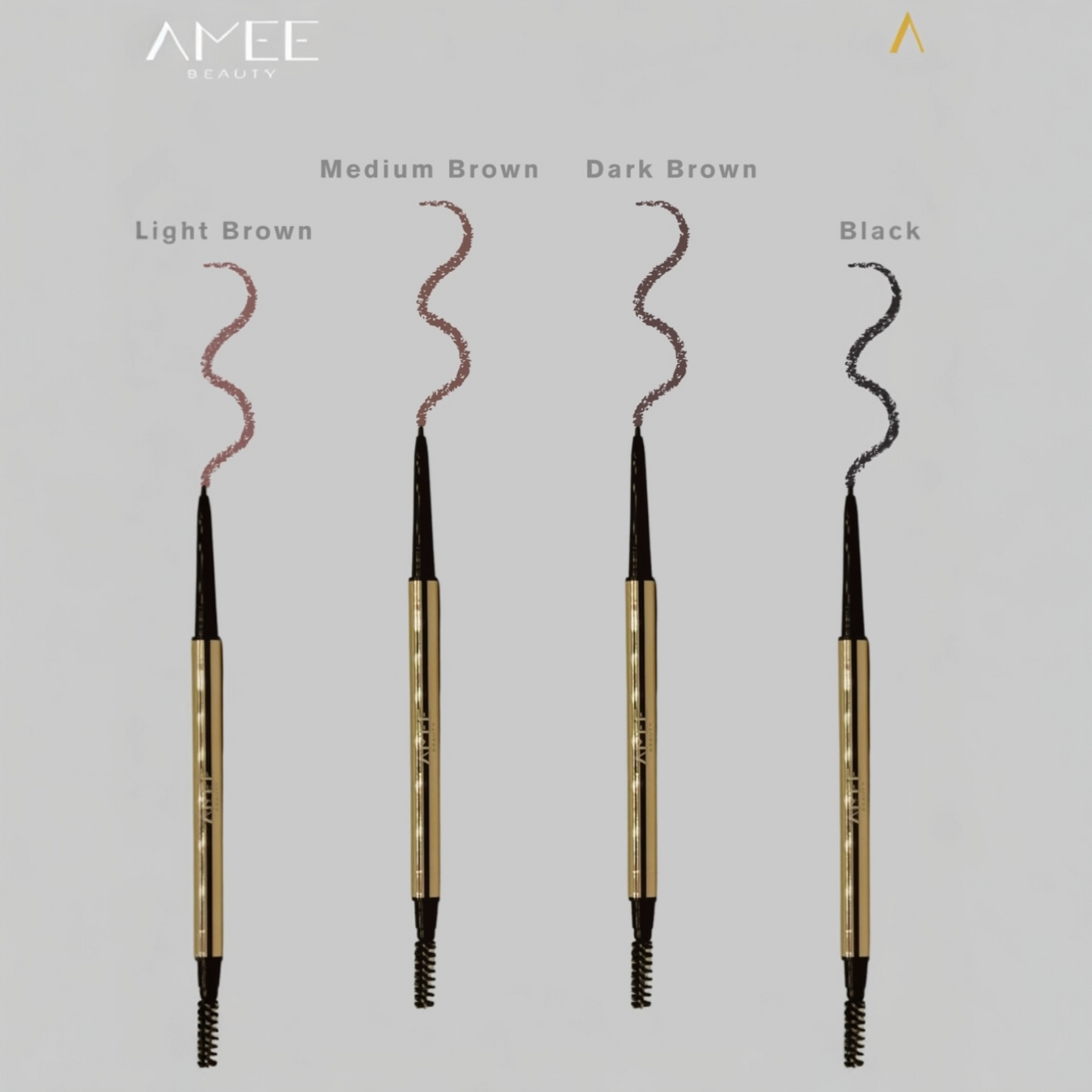 36PCS + 4 FREE TESTERS  DISPLAY AMEE BEAUTY BROWTIFUL THIN EYEBROW DETAILER PENCIL